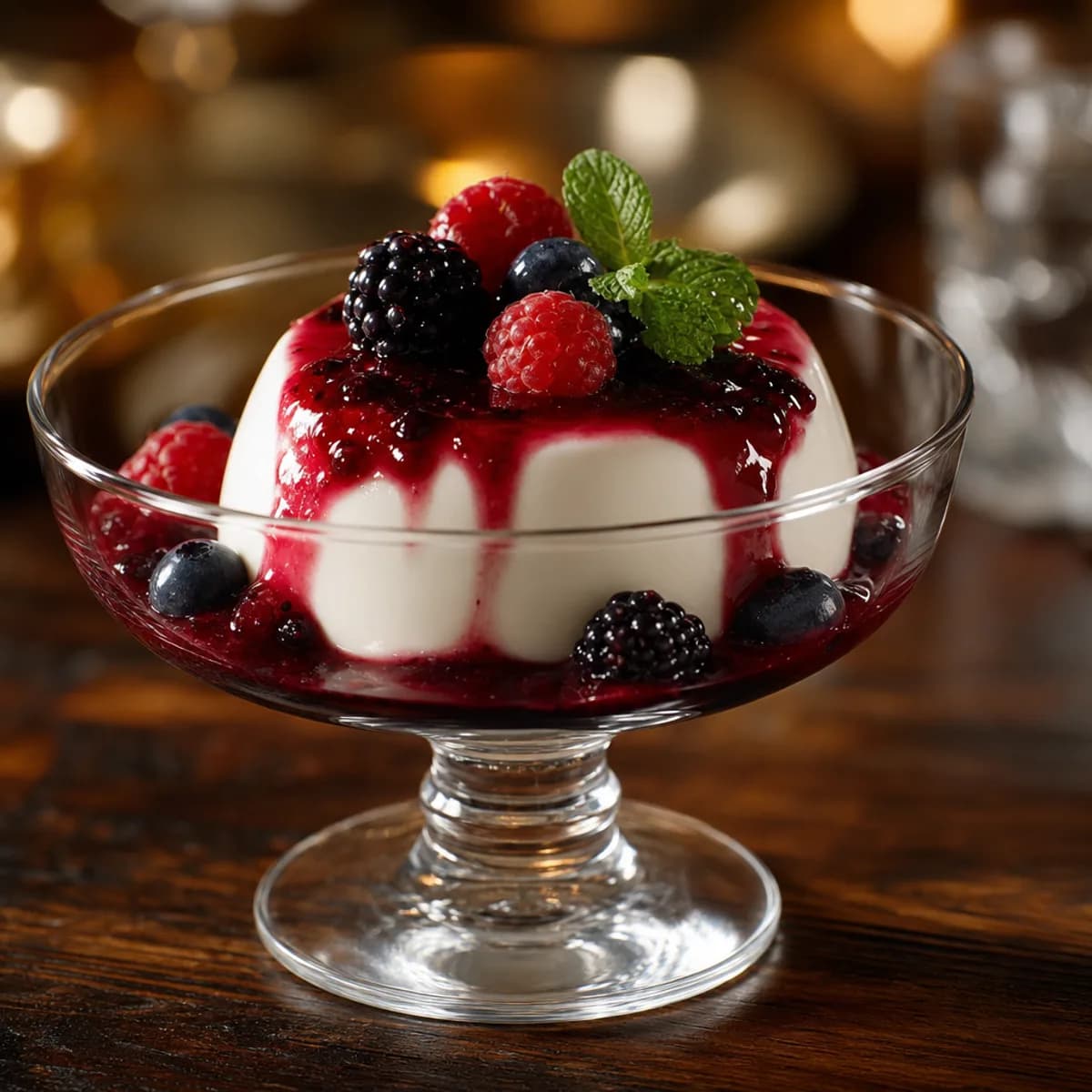 Panna Cotta ai Frutti di Bosco